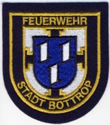 Abzeichen Berufsfeuerwehr Bottrop in gold