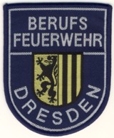 Abzeichen Berufsfeuerwehr Dresden in silber