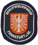 Abzeichen Berufsfeuerwehr Frankfurt am Main in silber