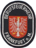 Abzeichen Berufsfeuerwehr Frankfurt am Main in silber
