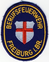 Abzeichen Berufsfeuerwehr Freibung in gold