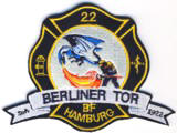 Abzeichen Berufsfeuerwehr Hamburg / Wache 2 - Berliner Tor