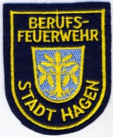 Abzeichen Berufsfeuerwehr Hagen in gold