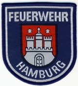 Abzeichen Berufsfeuerwehr Hamburg in silber