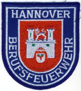 Abzeichen Berufsfeuerwehr Hannover in silber