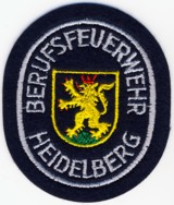 Abzeichen Berufsfeuerwehr Heidelberg in silber