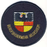 Abzeichen Berufsfeuerwehr Hildesheim in gold