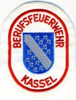 Abzeichen Berufsfeuerwehr Kassel in weiß