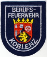 Abzeichen Berufsfeuerwehr Koblenz in silber