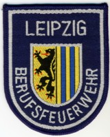 Abzeichen Berufsfeuerwehr Leipzig in silber