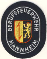 Abzeichen Berufsfeuerwehr Mannheim in silber