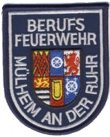 Abzeichen Berufsfeuerwehr Mühlheim an der Ruhr in silber