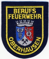 Abzeichen Berufsfeuerwehr Oberhausen in gold