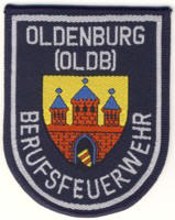 Abzeichen Berufsfeuerwehr Oldenburg in silber