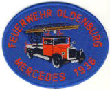Abzeichen Berufsfeuerwehr Oldenburg Mercedes 1936