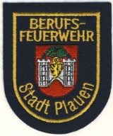 Abzeichen Berufsfeuerwehr Plauen in gold