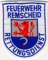 Abzeichen Berufsfeuerwehr Remscheid in wei