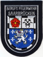 Abzeichen Berufsfeuerwehr Saarbrücken in silber