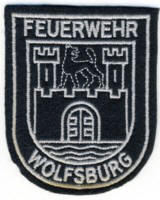 Abzeichen Berufsfeuerwehr Wolfsburg in silber