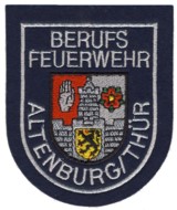 Abzeichen Berufsfeuerwehr Altenburg in silber