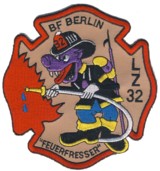 Abzeichen Berufsfeuerwehr Berlin / Löschzug 32