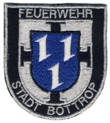 Abzeichen Berufsfeuerwehr Bottrop in silber