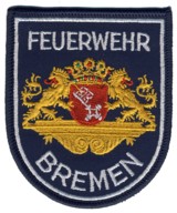 Abzeichen Feuerwehr Bremen in silber