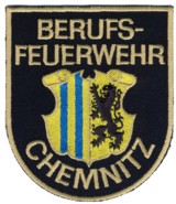Abzeichen Berufsfeuerwehr Chemnitz in gold
