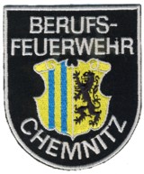 Abzeichen Berufsfeuerwehr Chemnitz in silber