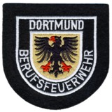 Abzeichen Berufsfeuerwehr Dortmund in silber