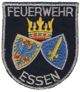 Abzeichen Berufsfeuerwehr Essen in silber