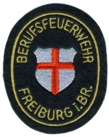 Abzeichen Berufsfeuerwehr Freibung in gold