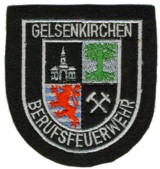 Abzeichen Berufsfeuerwehr Gelsenkirchen in silber