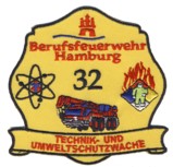 Abzeichen Berufsfeuerwehr Hamburg / Elbtunnelwache
