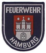 Abzeichen Berufsfeuerwehr Hamburg in silber