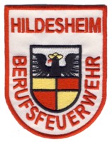 Abzeichen Berufsfeuerwehr Hildesheim in wei