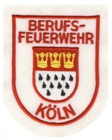 Abzeichen Berufsfeuerwehr Kln in wei