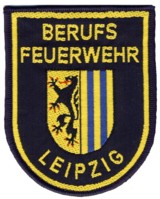 Abzeichen Berufsfeuerwehr Leipzig in gold