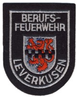 Abzeichen Berufsfeuerwehr Leverkusen in silber