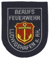 Abzeichen Berufsfeuerwehr Ludwigshafen in silber