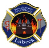 Abzeichen Berufsfeuerwehr Lbeck - Wache 2