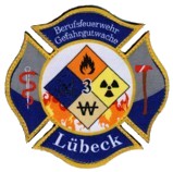 Abzeichen Berufsfeuerwehr Lbeck - Wache 3