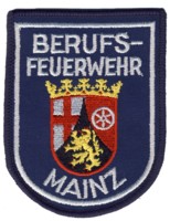 Abzeichen Berufsfeuerwehr Mainz in silber