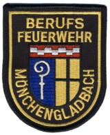 Abzeichen Berufsfeuerwehr Mnchengladbach in gold