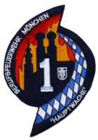 Abzeichen Berufsfeuerwehr Mnchen - Wache 1