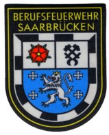 Abzeichen Berufsfeuerwehr Saarbrcken in gold