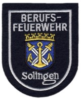 Abzeichen Berufsfeuerwehr Solingen in silber