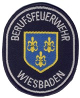 Abzeichen Berufsfeuerwehr Wiesbaden in silber