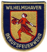 Abzeichen Berufsfeuerwehr Wilhelmshaven in gold
