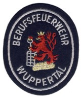 Abzeichen Berufsfeuerwehr Wuppertal in silber